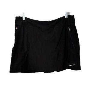 Nike Black Women's Athletic Skort with Swoosh